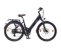 Vélo électrique Trekking NCM T3s (2025), Taille 26'', Batterie 48V 12Ah 576Wh, 7 vitesses, Noir Noir