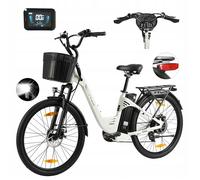 Vélo Électrique TTGO C2 Pro - Batterie 36V 18Ah - Autonomie 120km - Moteur 250W - Shimano 7V - Freins à Disque - Vitesse 25km/h