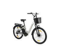 Vélo électrique TTGO C2 PRO pour trajets domicile-travail, batterie 36 V 18 Ah, Shimano 7 vitesses - argent
