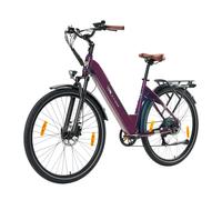 VéLo Électrique TTGO C3 PRO | Vitesse Max 25 km/h | Autonomie 120 km | Moteur 250W | Batterie 36V 20Ah | Pneus 28 Pouces | Rouge