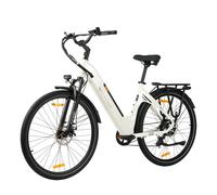 VéLo Électrique TTGO C3 SE | Vitesse Max 25 km/h | Autonomie 80 km | Moteur 250W | Batterie 36V 18Ah | Pneus 28 Pouces | Blanc