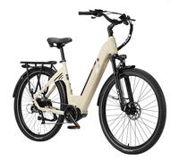 Vélo électrique TTGO C7 SE, 36 V 18 Ah, grande autonomie, moteur central Bafang, Shimano 9 vitesses - jaune