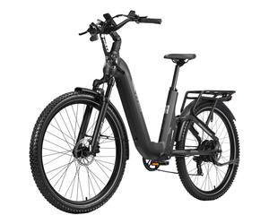 VéLo Électrique TTGO E-SUVO | Moteur 250W | Batterie 48V15Ah | Pneus 27.5 Pouces | Vitesse Max 25 km/h | Autonomie 100 km?Gris titane