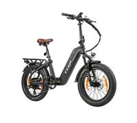 Vélo électrique TTGO F8 en fibre de carbone, batterie intégrée 48 V 18 Ah - noir