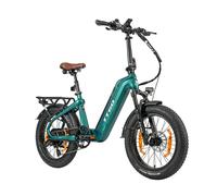 Vélo électrique TTGO F8 en fibre de carbone, batterie intégrée 48 V 18 Ah - Vert