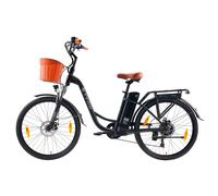 Vélo Électrique Ttgo Yy-26st - Moteur 250 W, Batterie 36 V 14,5 Ah, Autonomie 75 Km, Pneus 26 Pouces, Vitesse Maximale 25 Km/H, Suspension Avant, Freins À Disque Mécaniques - Noir