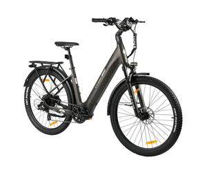 Vélo électrique TTGO Z3 avec batterie amovible 48 V 15 Ah et freins à disque hydrauliques - Gris