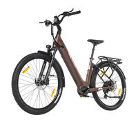 VéLo Électrique TTGO Z3 | Vitesse Max 25 km/h | Autonomie 120 km | Moteur 250W | Batterie 48V 15Ah | Pneus 27.5 Pouces | Brun