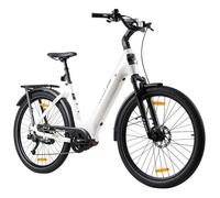 Vélo électrique TTGO Z5, Moteur Central Bafang 250W Batterie 36V18Ah Pneu CST 27.5""*2.4, Autonomie 120 KM, Capteur de couple, Blanc
