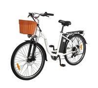 Vélo électrique urbain DYU C6 350W | Autonomie maximale de 80 km et pneus tout-terrain 26"" - 36V 12,5Ah