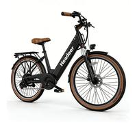 Vélo électrique urbain - HEADEER - BD26195 - Moteur 350W - Batterie 48V 11 5Ah - Shimano 7 vitesses