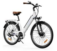 Vélo électrique urbain iScooter Ucitys, batterie 36 V 13 Ah, contrôle via application - Blanc