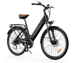 Vélo électrique urbain iScooter Ucitys, batterie 36 V 13 Ah, contrôle via application - noir