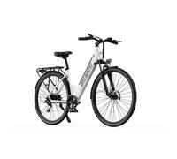 Vélo électrique urbain Onesport OT12 250 W, batterie 36 V 13 Ah, autonomie de 65 km, transmission Shimano 7 vitesses, freins à disque mécaniques - Idéal pour les trajets quotidiens
