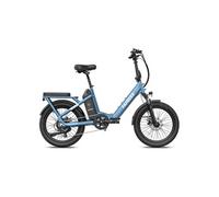 Vélo électrique urbain pliable F20 Flex, 20 Ah, capteur de couple, Bleu