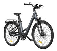 Vélo Électrique Urbain Polyvalent Ado Air 28 Pro, Moteur Bafang 250 W, 36 V 9,6 Ah, Vitesse Maximale De 25 Km/H, Freins À Bain D'Huile, Autonomie De 100 Km + Application - Gris