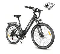 Vélo électrique urbain RS-A01 PRO Vélo électrique adulte 560 W de puissance de pointe, VTT électrique 36 V 15 A, vélo électrique de banlieue tout suspendu à 7 vitesses, autonomie maximale de 55 miles,