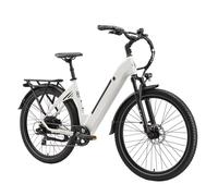 Vélo électrique urbain TTGO C5, batterie amovible 648 Wh, pneus CST 27,5 - Blanc