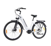 Vélo électrique urbain TTGO ZZ-28ST 36V 20Ah 250W Autonomie 150km Système de vitesses Shimano à 9 rapports 28'' Blanc