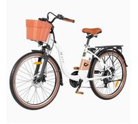 Vélo électrique urbains DYU C6 PRO, batterie 36 V 15,6 Ah, moteur 250 W, pneus tout-terrain 26 pouces