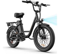 Vélo Électrique URLIFE E20 - Moteur 250W Batterie 48V 13Ah Pneus De 20 Pouces Freins à Disque - Noir
