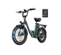 Vélo Électrique URLIFE E20 - Moteur 250W Batterie 48V 13Ah Pneus De 20 Pouces Freins à Disque - Vert