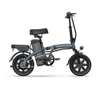 Vélo électrique URLIFE F1L - Moteur 250W Batterie 48V 7.5Ah Pneus De 14 Pouces Freins à Disque - Gris
