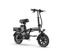 Vélo électrique URLIFE F1L - Moteur 250W Batterie 48V 7.5Ah Pneus De 14 Pouces Freins à Disque - Noir