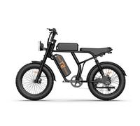 Vélo électrique URLIFE T2, Fatbike 20 po, batterie amovible, noir