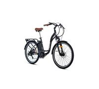 MOMA BIKES - Vélo électrique VAE de ville - 26"" - SHIMANO - 7 Vitesses - Freins à disques hydrau - Batterie Ion Lit - 36V - 16A