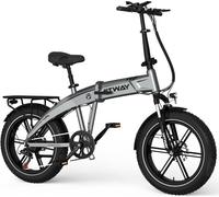 Vélo électrique VAE - HITWAY BK36 - 20"" x 4.0 Gros Pneus - Batterie amovible 48V 10,4Ah 250W, 7-Vitesses, VAE Pedelec Pliable -
