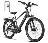 Vélo électrique VAE - HITWAY - Gris - 26"" - Batterie Amovible 36V10,4Ah - 7 Vitesses - 250W - VTT Électrique - Gris