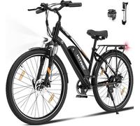 Vélo électrique VAE - HITWAY - Noir - 28"" - Batterie Amovible 250W 36V 13Ah - Shimano 7 Vitesses - VTT Électrique