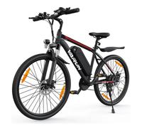 VéLo Électrique VARUN M26-2 | Vitesse Max 25 km/h | Autonomie 50 km | Moteur 250W | Batterie 48V 7.8Ah | Pneus 26 Pouces | NoirRouge