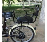 Vélo électrique Vélo Arrière Siège Enfant Vélo De Montagne Vélo De Montagne Siège De Sécurité pour Bébé Enfant avec Barrière Haute, Black, S