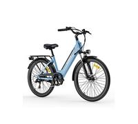 Vélo électrique VTC GEBIKE G03 Bleu Pliable 26'' 250W Batterie intégrée 36V 13Ah
