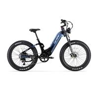 Vélo Électrique VTT Tout-Suspendu Cyrusher Trax 2.0, Batterie 52V 20Ah, Moteur Bafang, Bleu