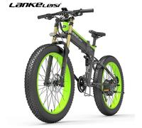 VéLo Électrique XT750PLUS | Moteur 1000W | Batterie 48V 17.5Ah | Pneus 26 Pouces | Vitesse Max 40 km/h | Autonomie 60 km | NoirVert