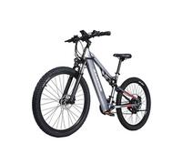 Vélo électrique YG90 27,5'' Batterie 17Ah Moteur 1000W 21 vitesses argent Gris