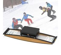 Vélo elliptique 3D Multifonction for Snowboard, avec Canne de Marche, for entraînement Force et d'équilibre, 130 x 33 25 cm