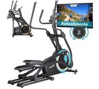 Vélo elliptique connecté - Skandika Carbon P25-G - Inertie 25 kg - pliable - Auto alimenté