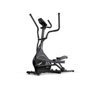 Hop-Sport Vélo elliptique d'Appartement HS-140CF Rock, Machine Elliptique d’appartement pliable, 32 Niveaux de Résistance, Compatible avec l'application Noir / Doré