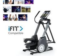 Vélo Elliptique FreeStride Trainer FS14i Connecté iFIT / Écran tactile 14 / 26 niveaux de résistance Noir G