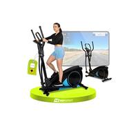 HOP-Sport® Vélo elliptique d'appartement HS-060C Blaze, Roue d'inertie 17,5 kg, Contrôle par Application, Fonction HRC, 32 Niveaux de résistance, Poids Max. de l'utilisateur 150 kg