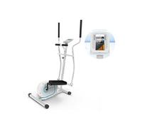 Klarfit Myon Cycle Vélo elliptique volant inertie 12 kg SilentBelt System blanc