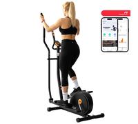 Vélo Elliptique Pliable Bonplus BP - Noir - Résistance Magnétique - 8 Niveaux de Résistance