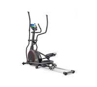 Hop-Sport Vélo elliptique pliable HS-095CF Prizm, Roue d'inertie de 30 kg, 12 programmes d'entraînement, Poids max. d’utilisateur 135 kg, Gris Gris G