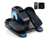 Vélo Elliptique pour Bureau COSTWAY-Ecran LCD-Télécommande Infrarouge-Modes Automatique/Manuel-Bidirectionnel-Pré-assemblée-Noir