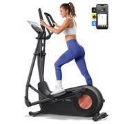 Vélo Elliptique - Merach, Pour Maison, 8 Niveaux De Résistance, Réglage Manuel, Avec Moniteur, App Connecté Noir