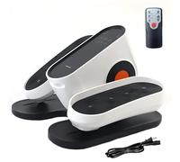 Vélo elliptique sous le bureau - Pédale d'exercice électrique avec modes manuels, écran LCD pour exercices de bras/jambes, vélo de fitness portable pour personnes âgées